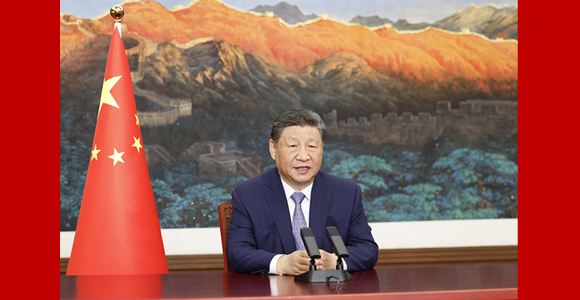 習(xí)近平向氣候和公正轉(zhuǎn)型領(lǐng)導(dǎo)人峰會(huì)發(fā)表致辭